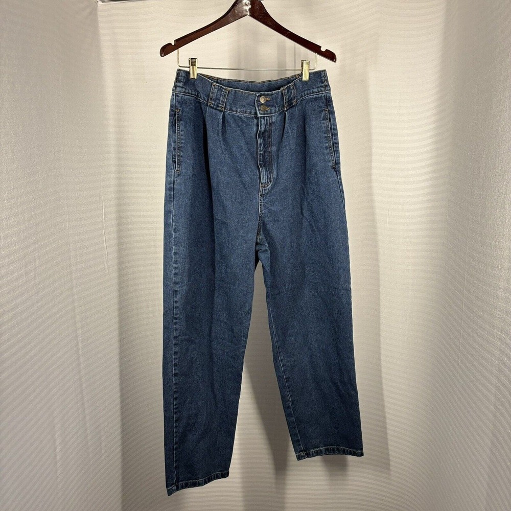 Lucy & Yak Addison Tapered Jeans Organic Denim Mid Wash Blue - Size 34R